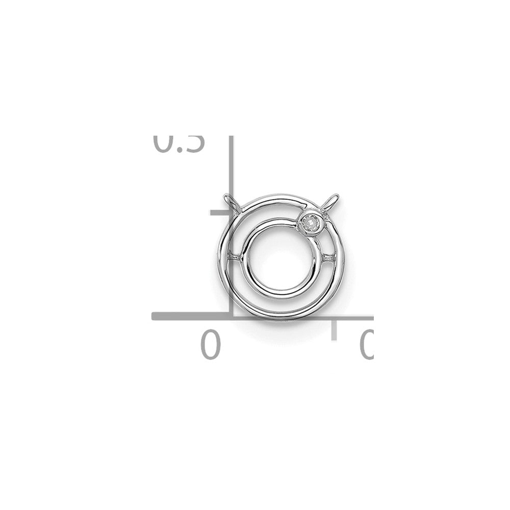Stella & Dot 10kw Diamond Initial O Charm Element