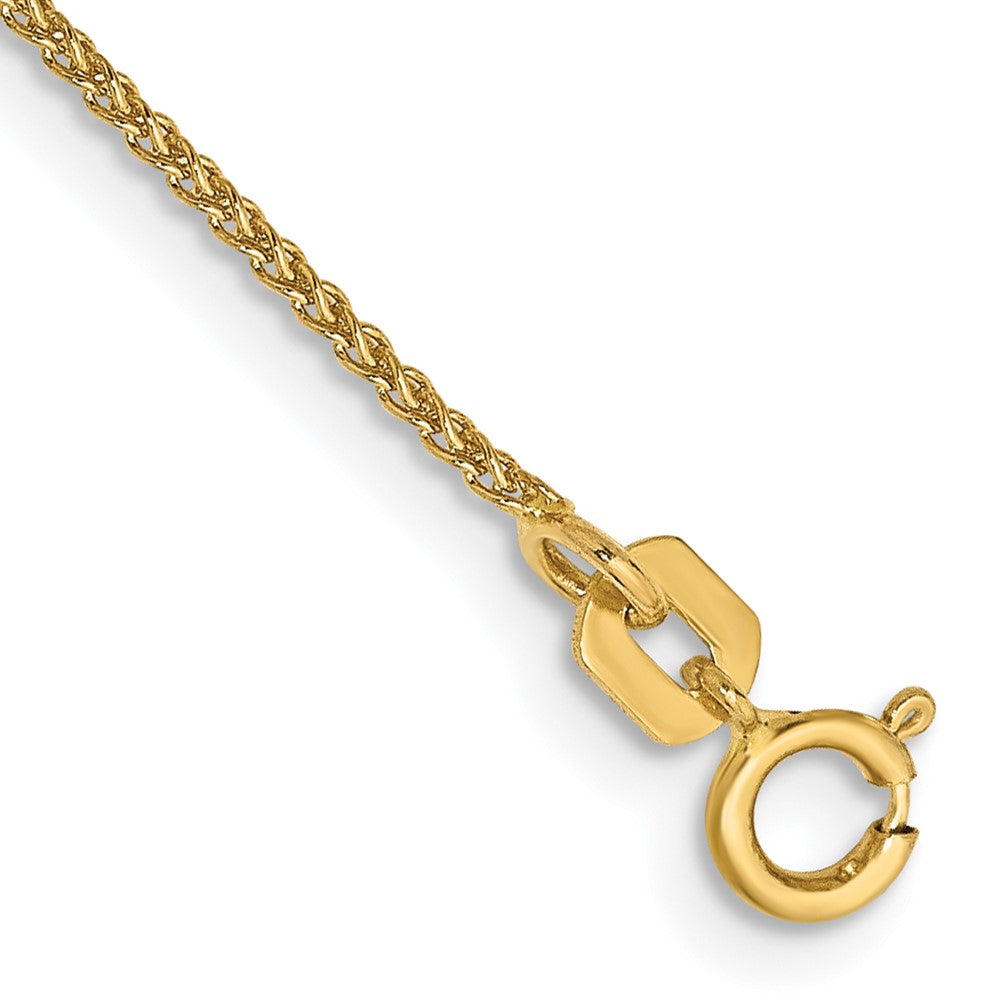 14K 8 inch 1.05mm Spiga with Spring Ring Clasp Bracelet 8 inches