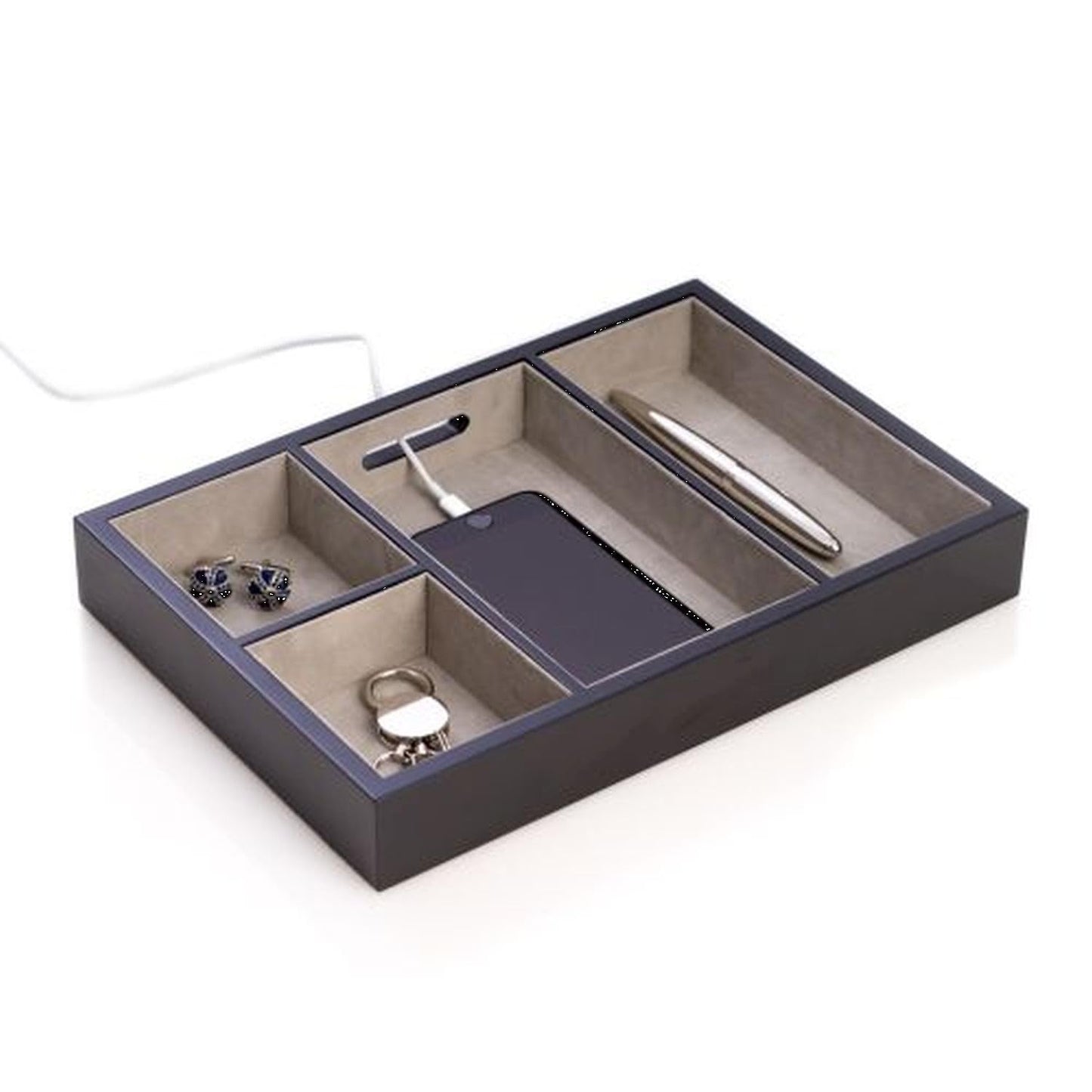Black Wood Open Valet