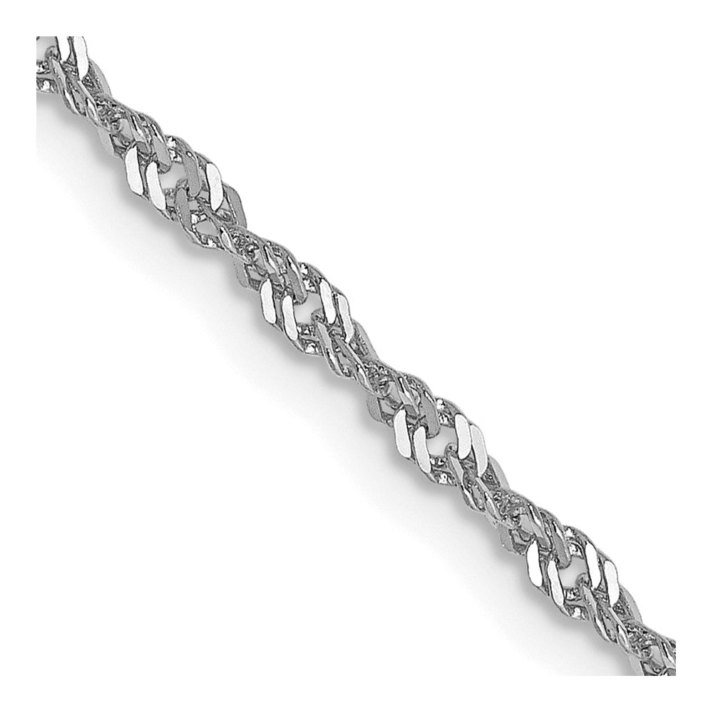 14K White Gold Singapore w/ Lock