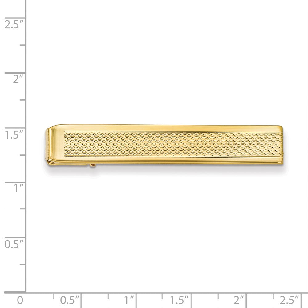 Kelly Waters Gold-plated Patterned Tie Bar