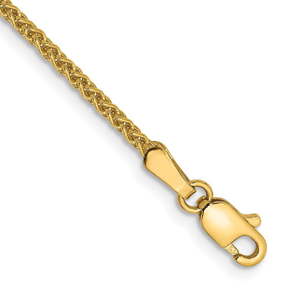 14K 7 inch 1.7mm Spiga with Lobster Clasp Bracelet 7 inches