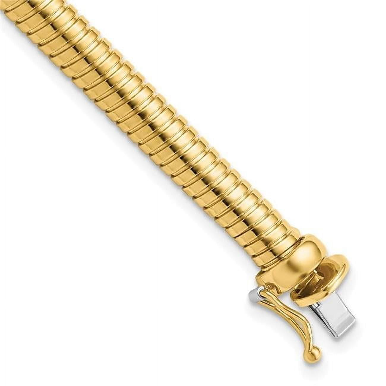 14K Polished Fancy Link Bracelet