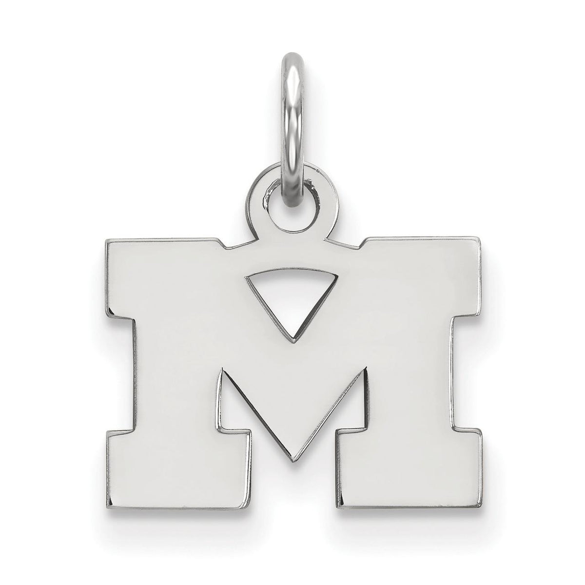 Women's Michigan Wolverines Sterling Silver XS Pendant