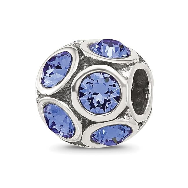 Sterling Silver Reflections September Preciosa Crystal Bead
