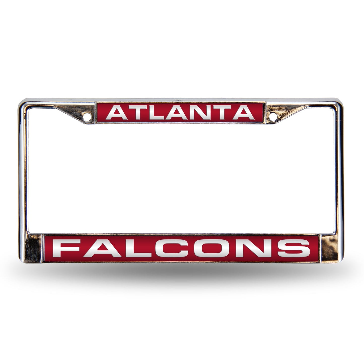 Atlanta NFL Falcons Chrome Metal Laser Cut License Plate Frame