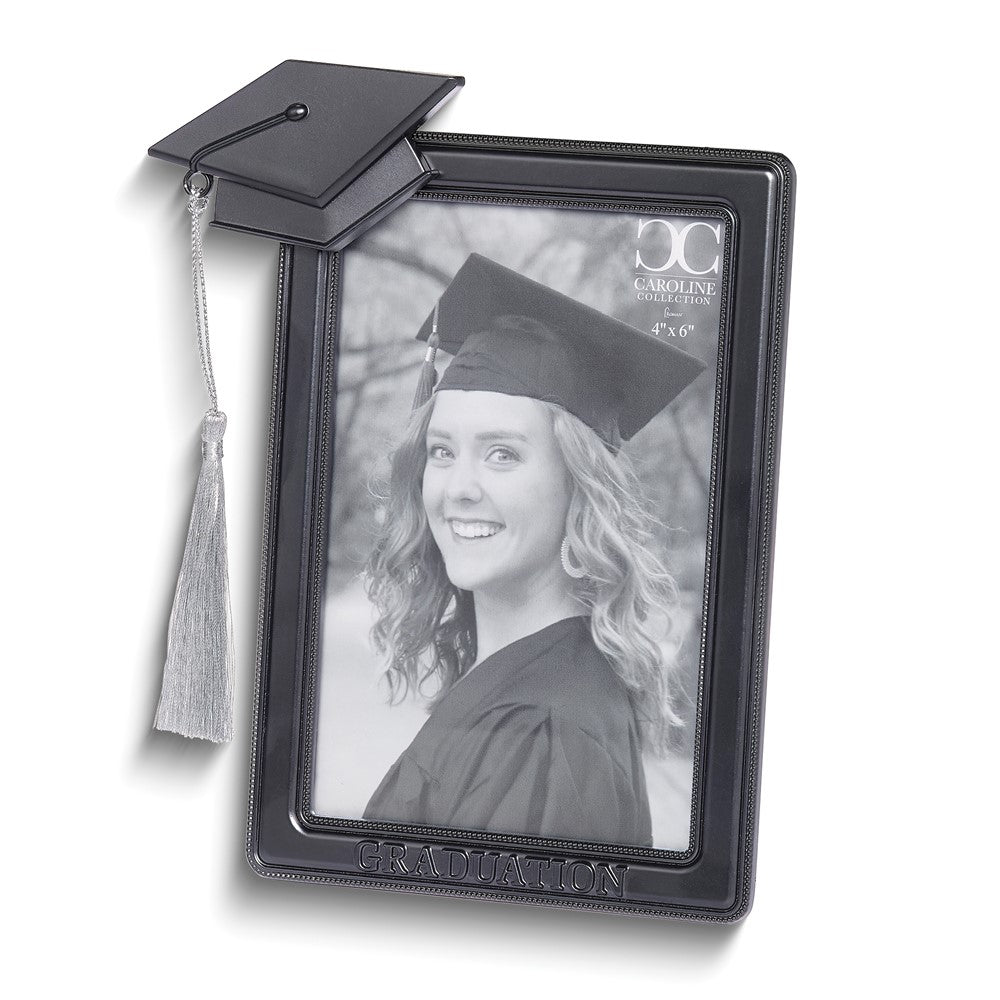 Caronline Collection Black 4x6 Graduation Photo Frame