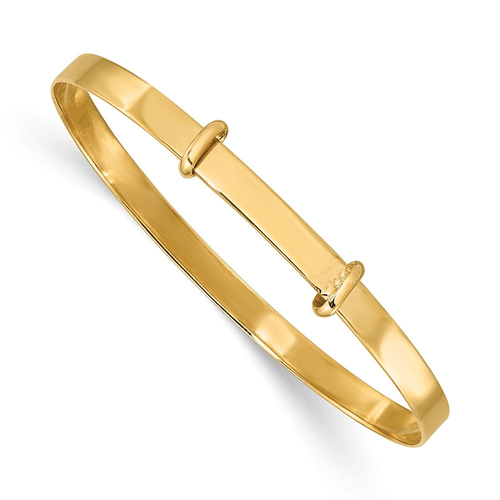 14K Madi K Polished Expandable Baby Bangle 4.5 inches