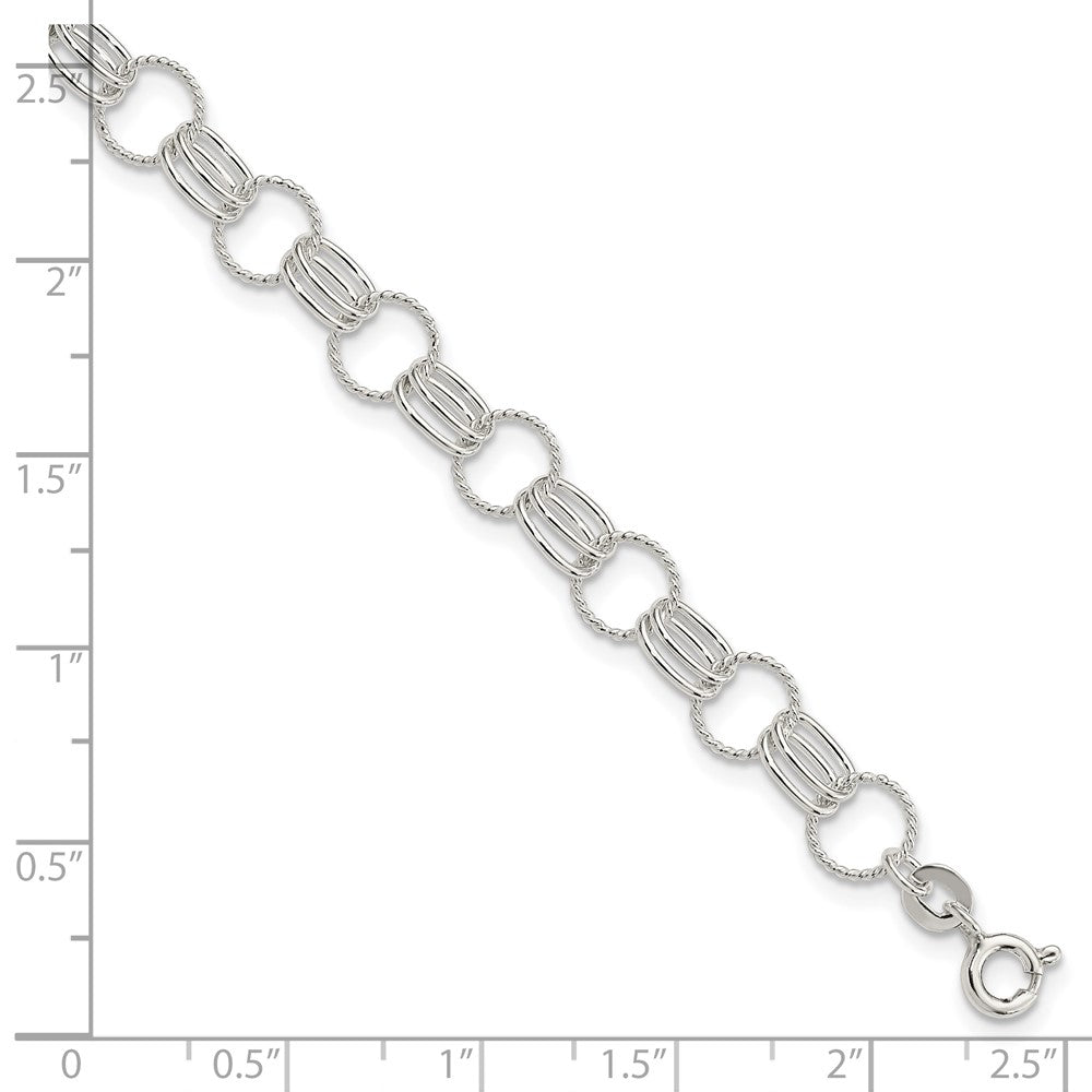 Sterling Silver Bracelet 7.25 inches
