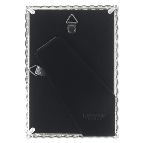 Lawrence Frames Silver Metal Rope 4x6 Picture Frame