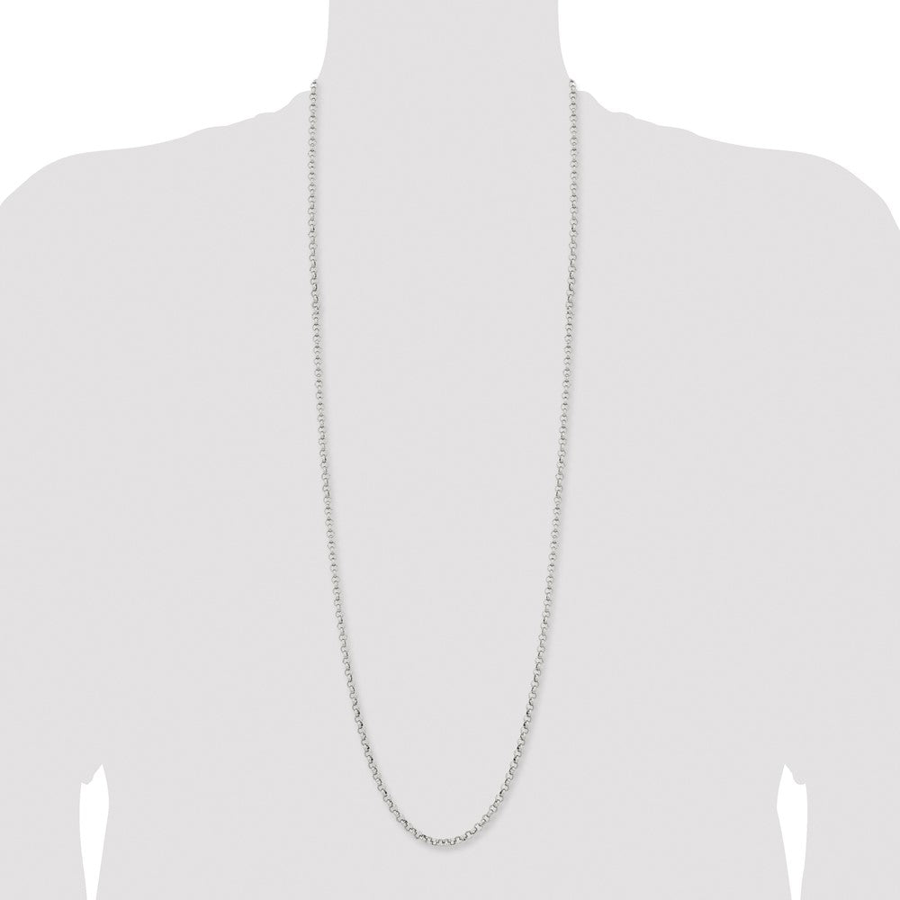 Stainless Steel Polished 4.6mm 36in Rolo Chain