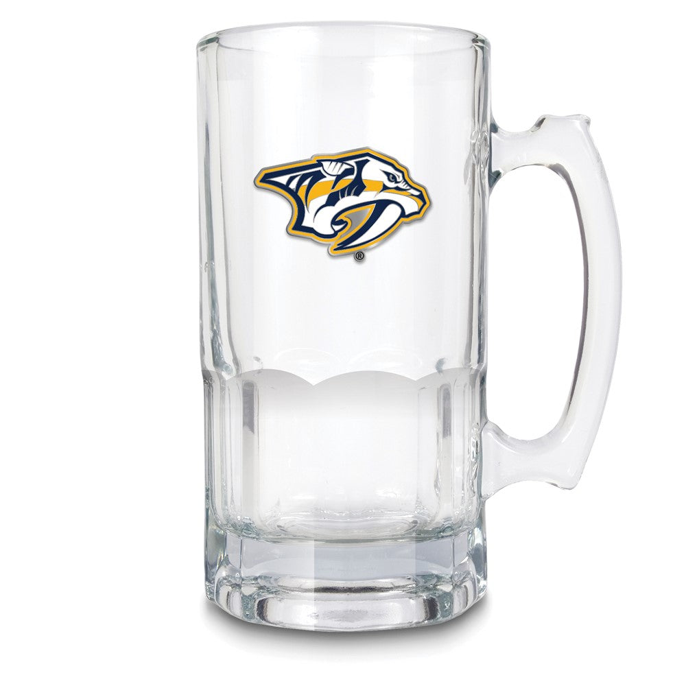 NHL Nashville Predators Glass 32 ounce Macho Mug
