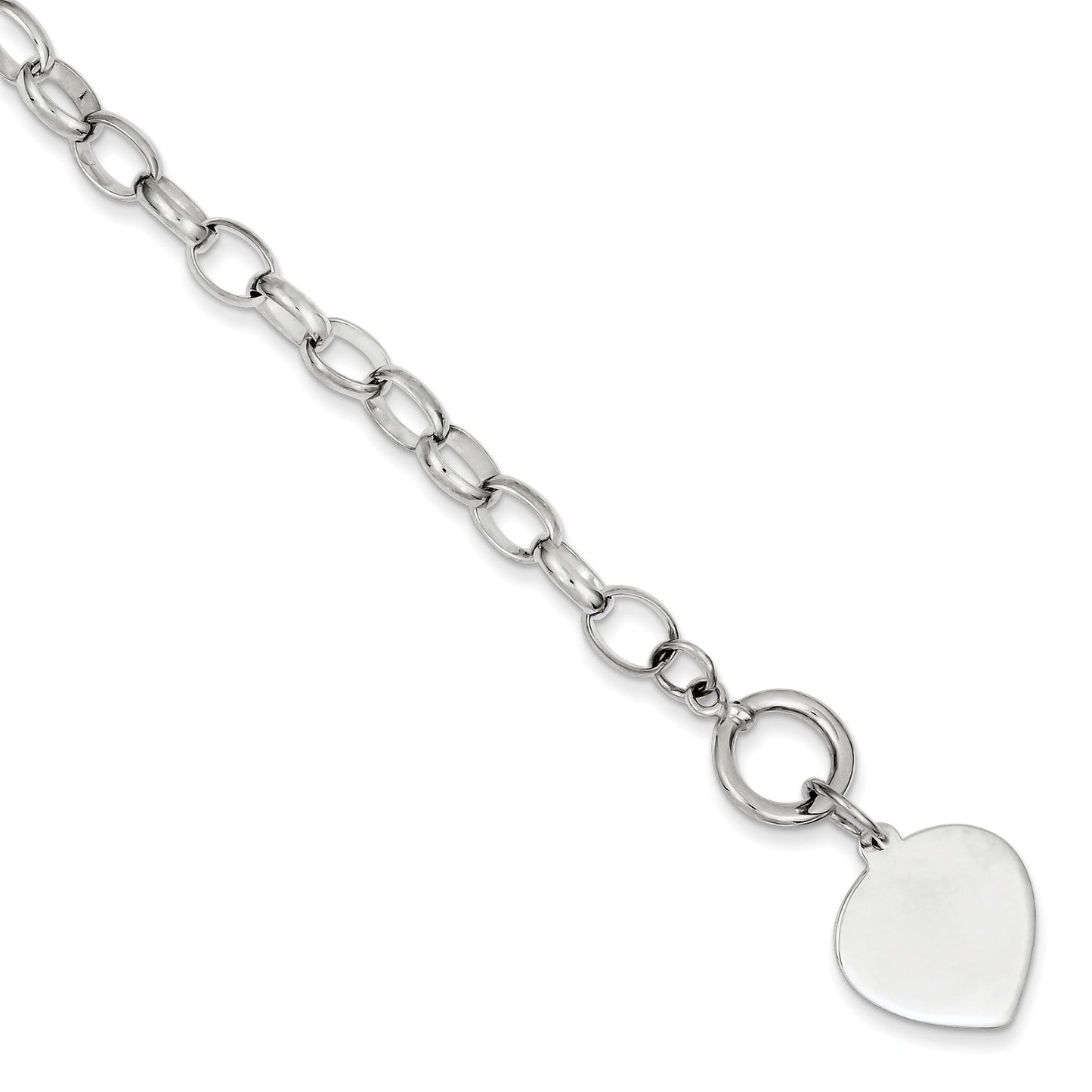 14k Textured Mixed Shells 7.25 inch Bracelet