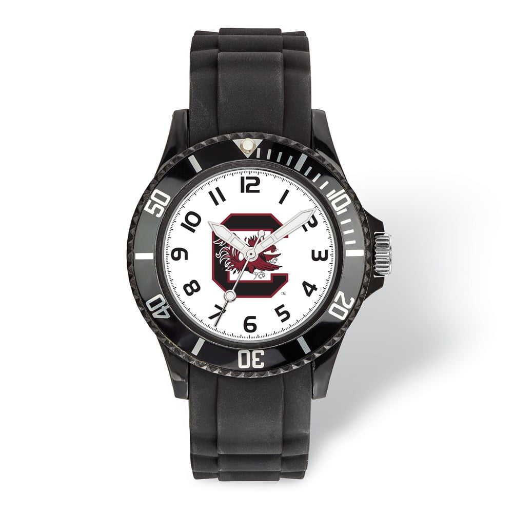LogoArt University of South Carolina Scholastic Silicone Strap Quartz Watch QUSO170