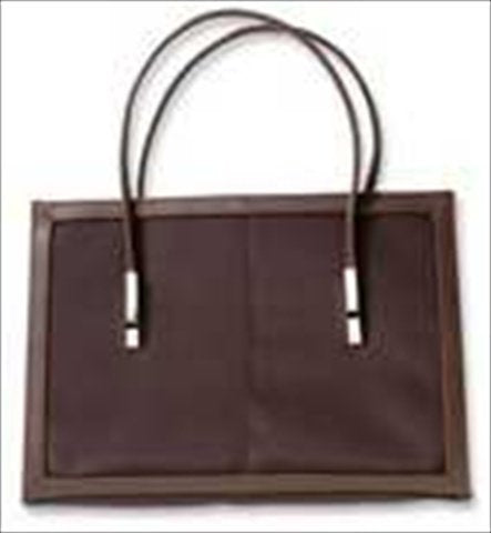 Bible Carrier - Metropolitan Microfiber-LRG-Brn/Cream