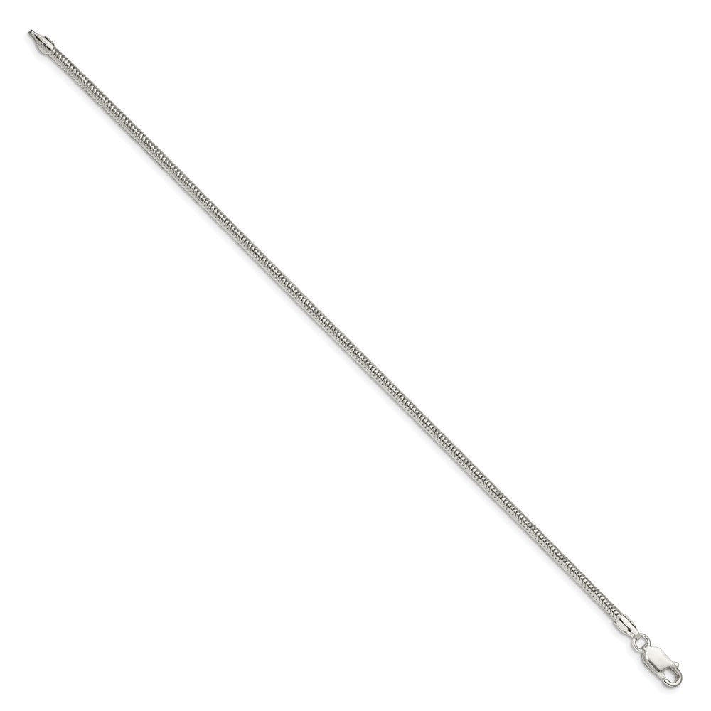 Sterling Silver 2.5mm Round Snake Chain 8 inches