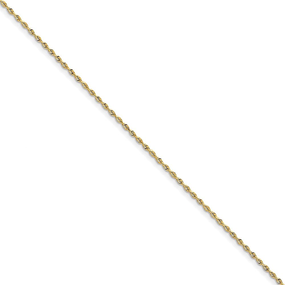 10k 1.85mm D/C Quadruple Rope Chain Anklet