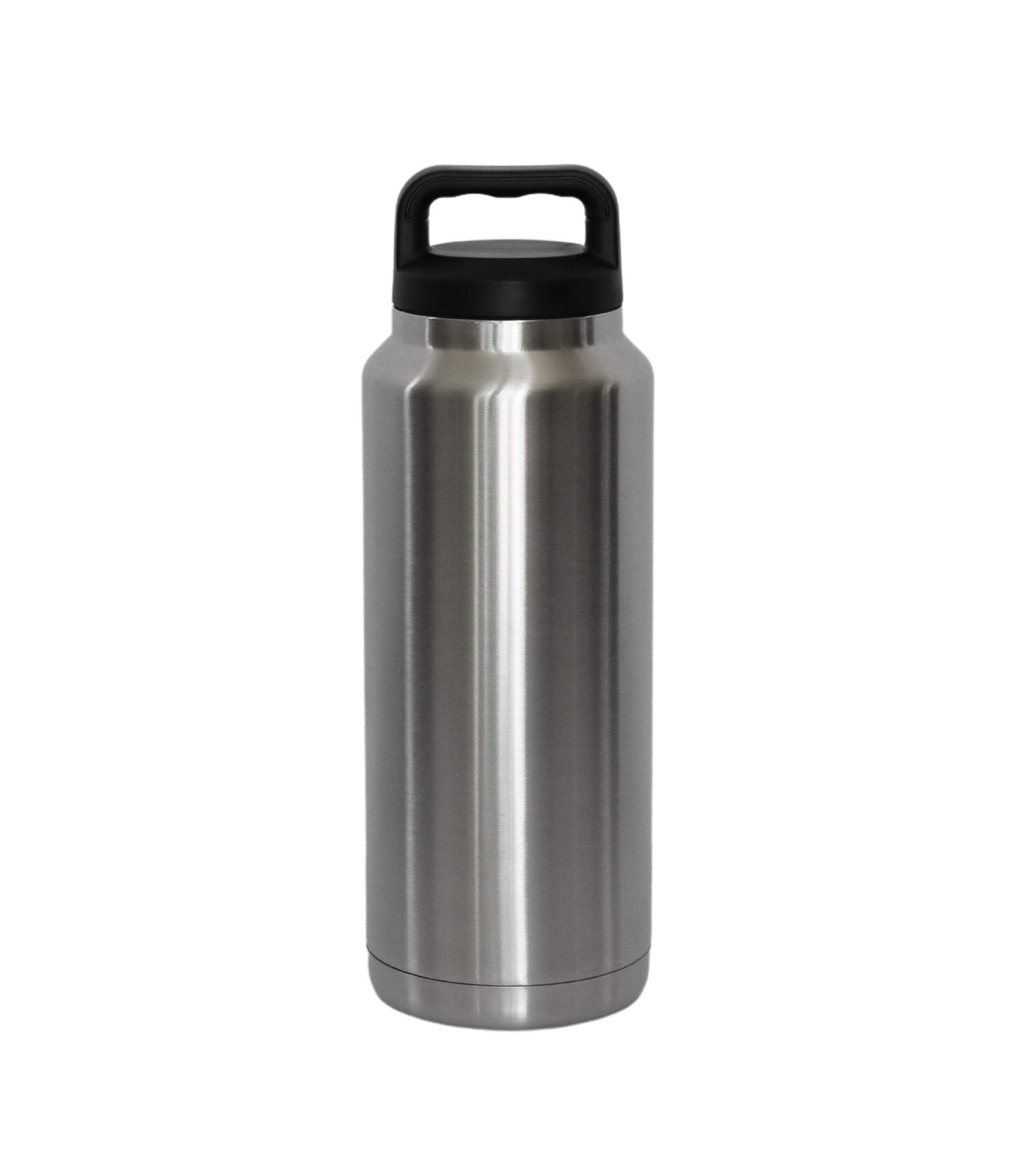 36 Oz Stainless Steel Twist-Off Cap Water Bottle - Silver