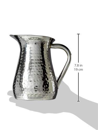 Leeber 72605 Hammered Pitcher With Ice Guard, 72 oz.