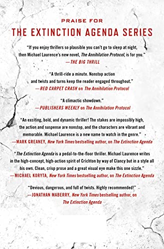 The Elimination Threat (Extinction Agenda, 3) Laurence, Michael