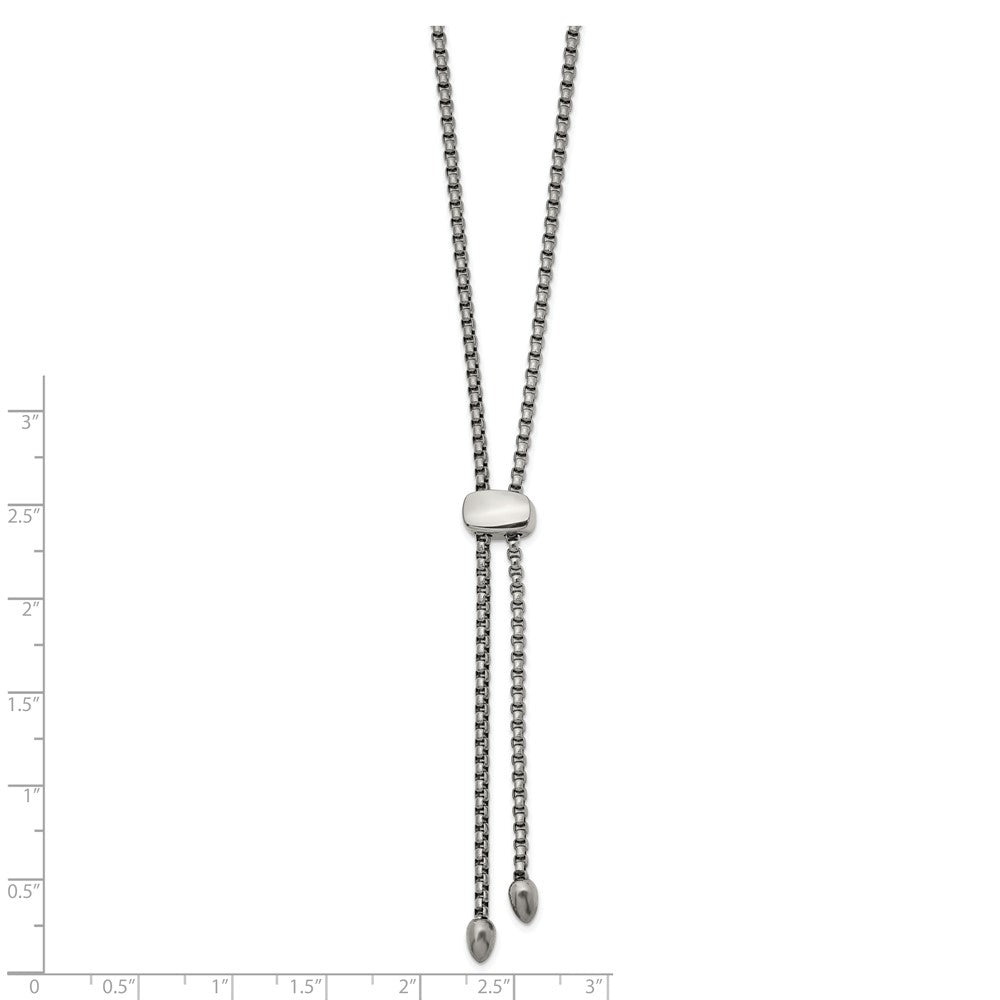 Stainless Steel Polished Fancy Adjustable up to 20.5in Necklace