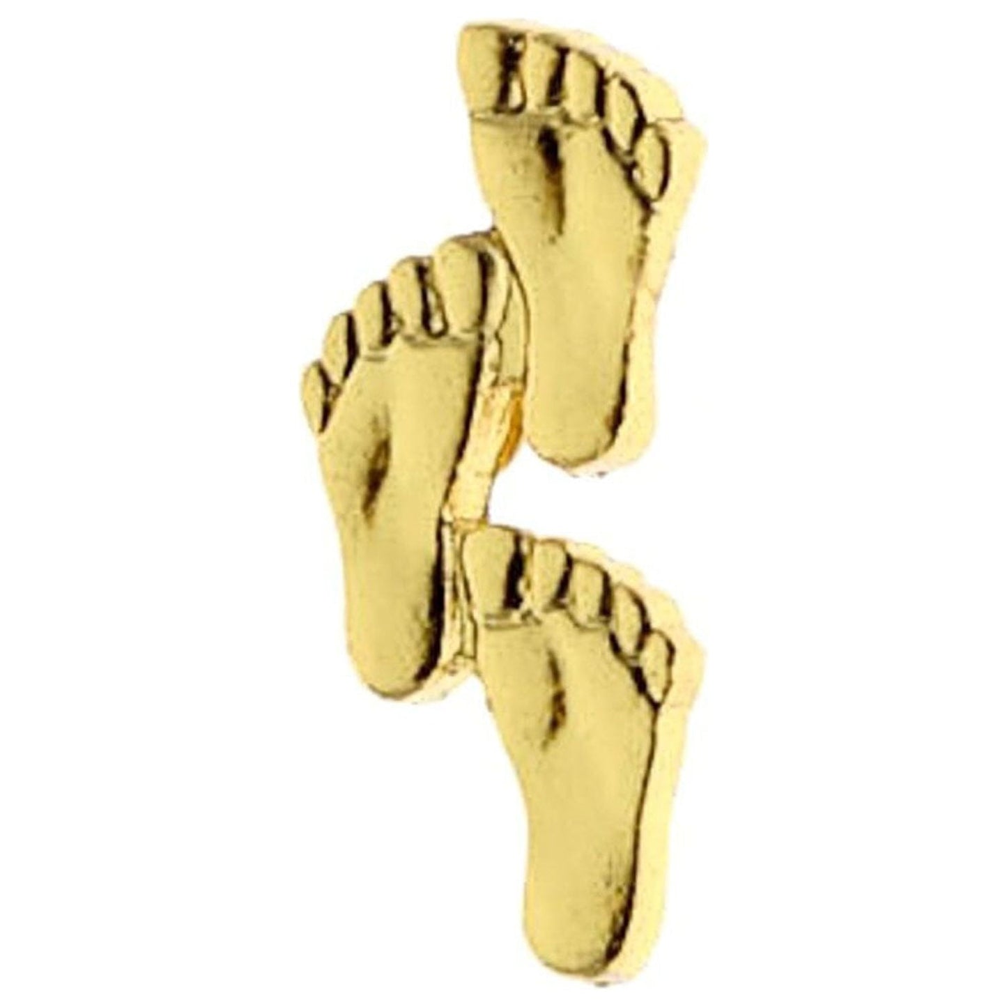 Cathedral Art TF807 Footprints Inspirational Lapel Pin