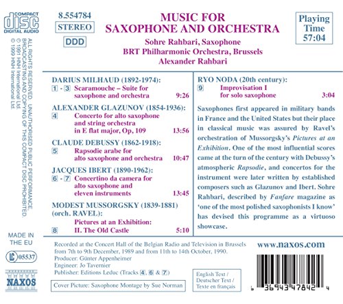Music for Saxophone and Orchestra