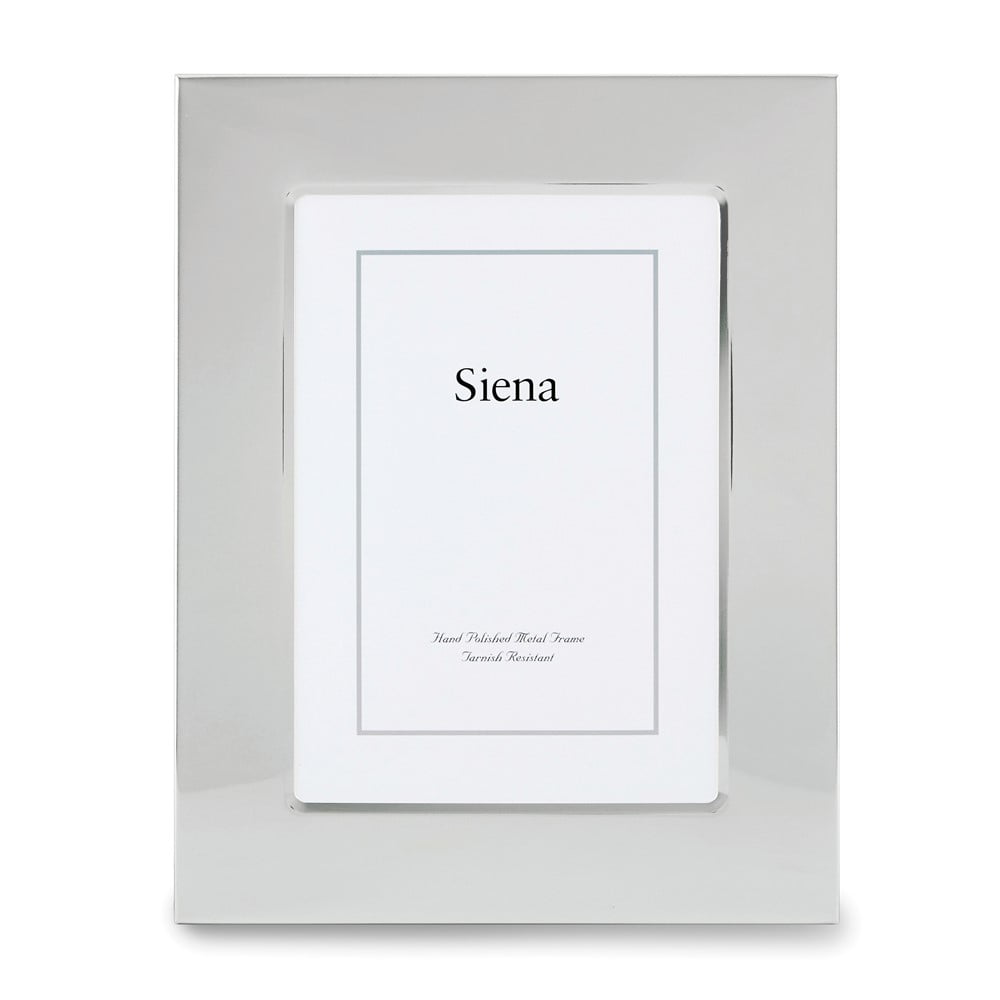 Silver-plated Tarnish-resistant Plain Wide 5x7 Frame QGM22464