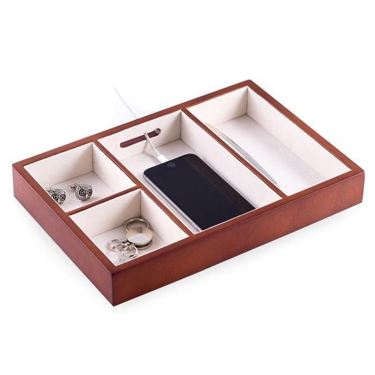 Black Dresser Valet - 11.5L x 8W x 1.5H in.