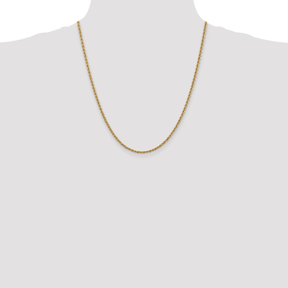10k 2.5mm Regular Rope Chain