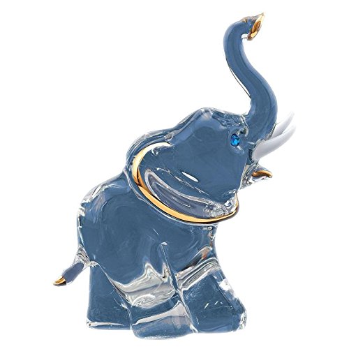 Elephant Glass Figurine