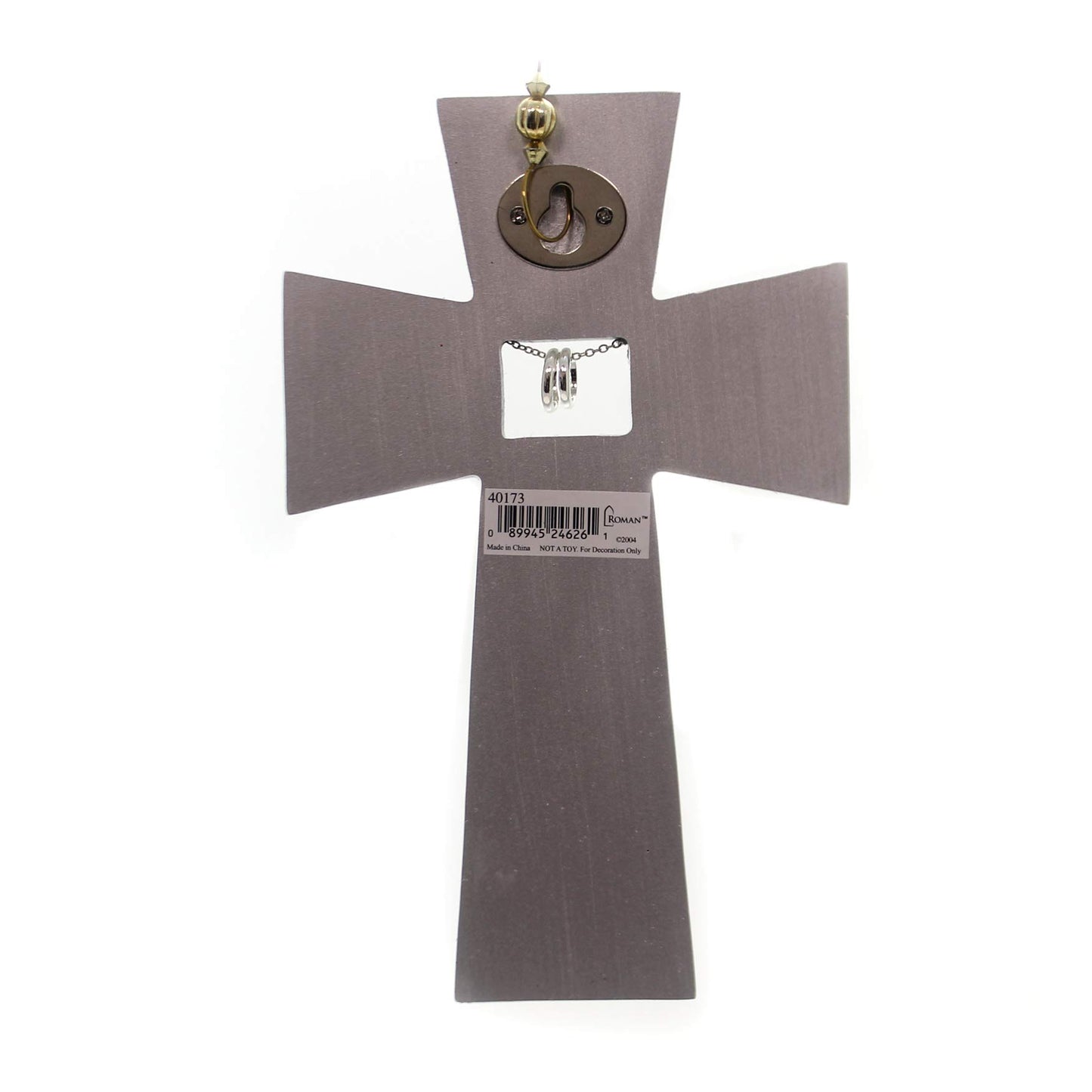 Home Decor 25Th Anniversary Wall Cross Polyresin Love Marriage Kindness 40173