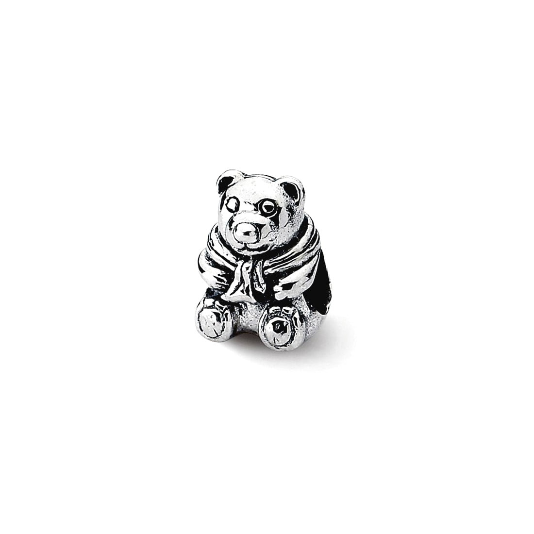 Sterling Silver Reflections Teddy Bear Bead