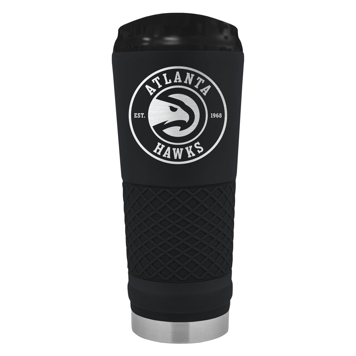 Black Atlanta Hawks Stealth Matte 24oz Tumbler
