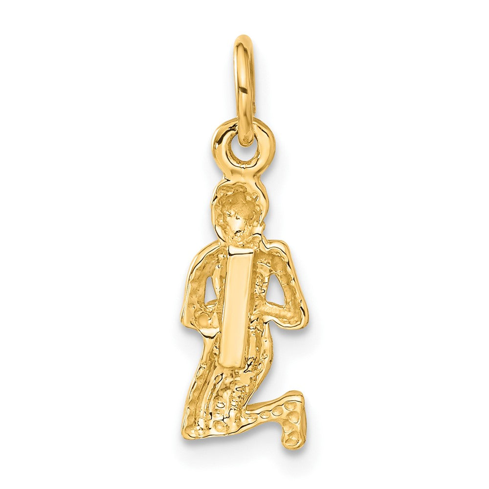 10k Virgo Zodiac Charm