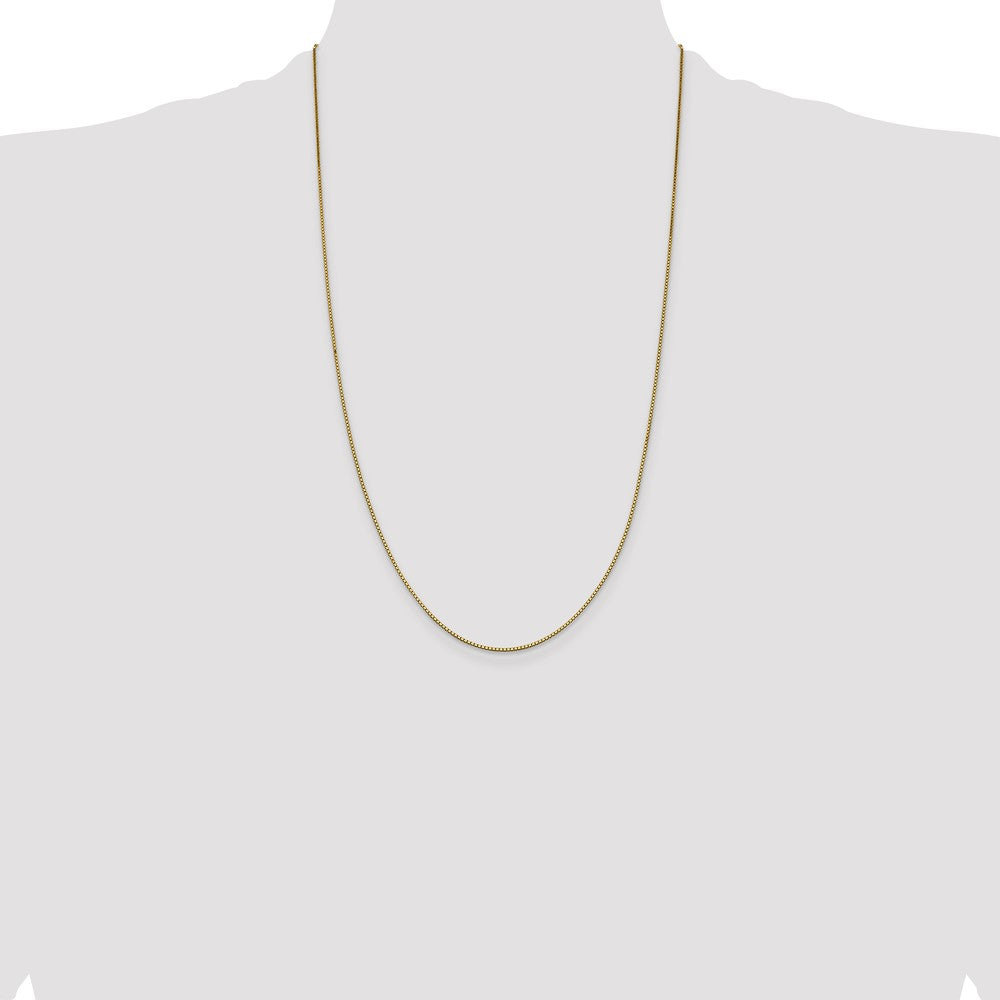 14K 26 inch .95mm Box with Lobster Clasp Chain