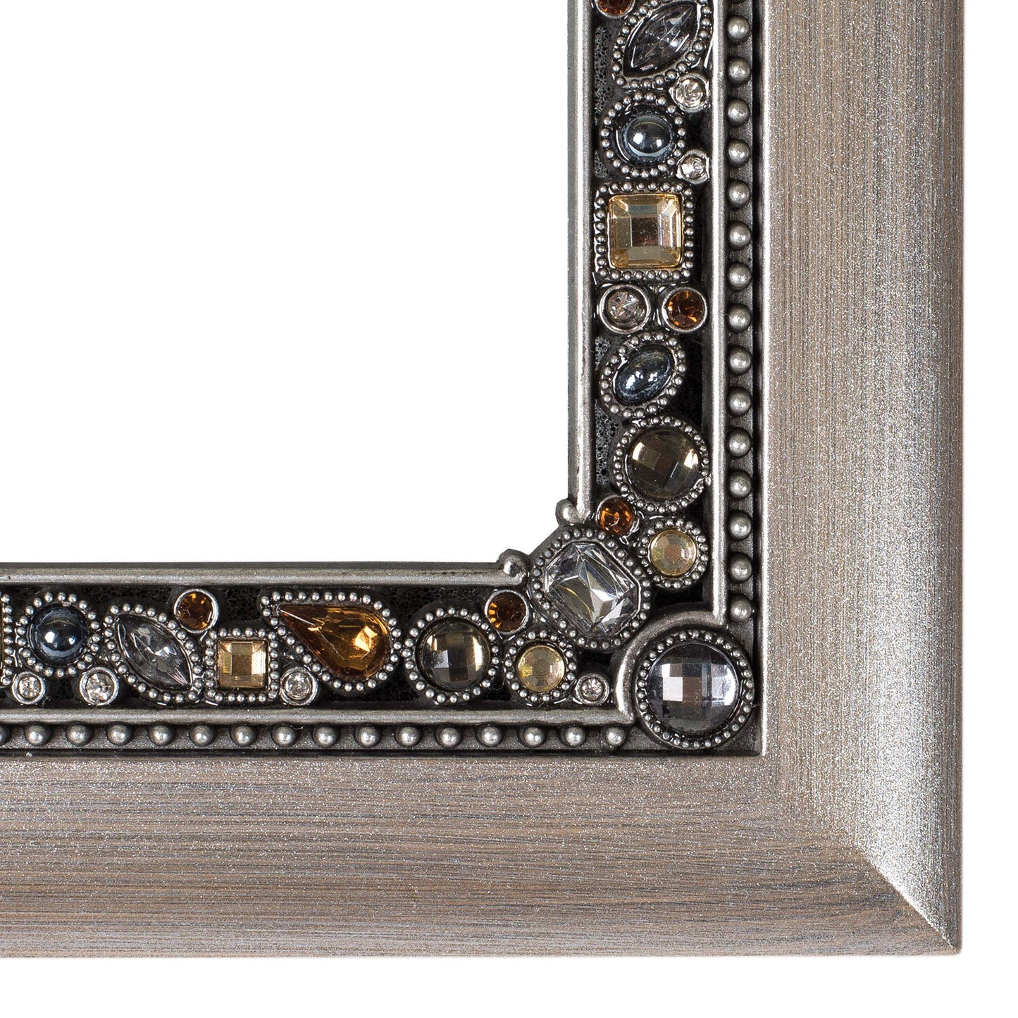 Silver-tone Resin Faux Jewels Anniversary Music Box: YOU LIGHT UP MY LIFE Q-GM22912