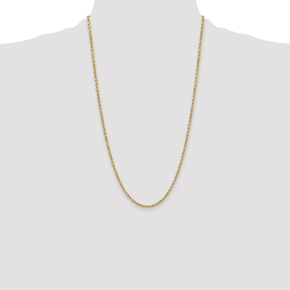 10k 3mm Semi-solid D/C Rope Chain