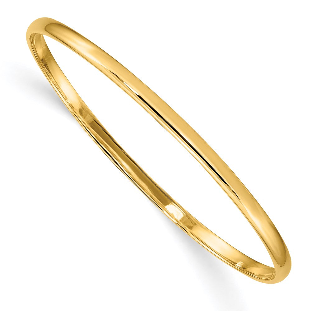 14k Slip-on Baby Bangle Bracelet 5.5 inches