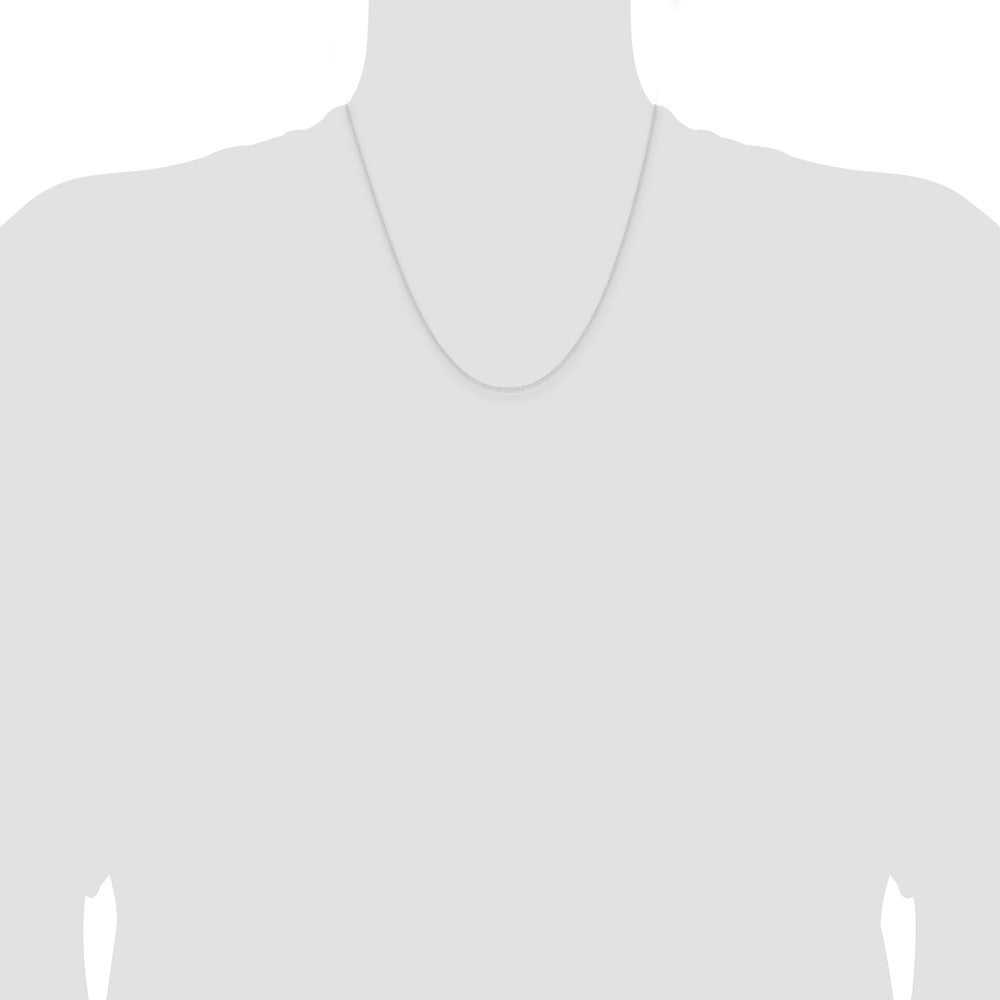 Sterling Silver .95mm Forzantina Cable Chain 20 Inches