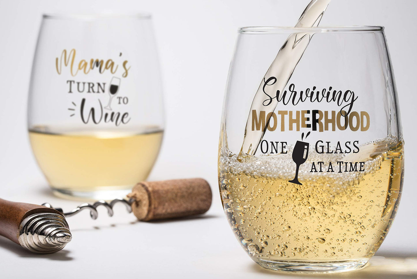 Lillian Rose Mama's Stemless Wine Glass for Mom