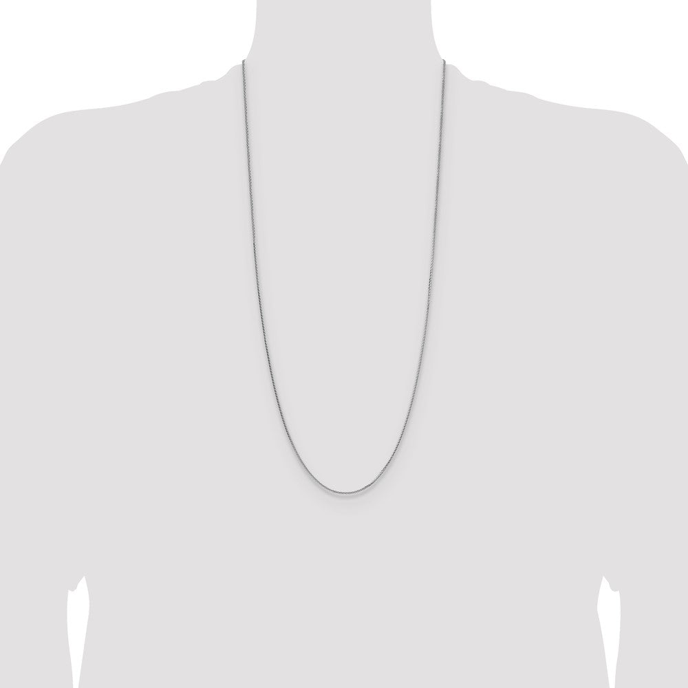 Sterling Silver 1.45mm 8 Sided D/C Double Spiga Chain