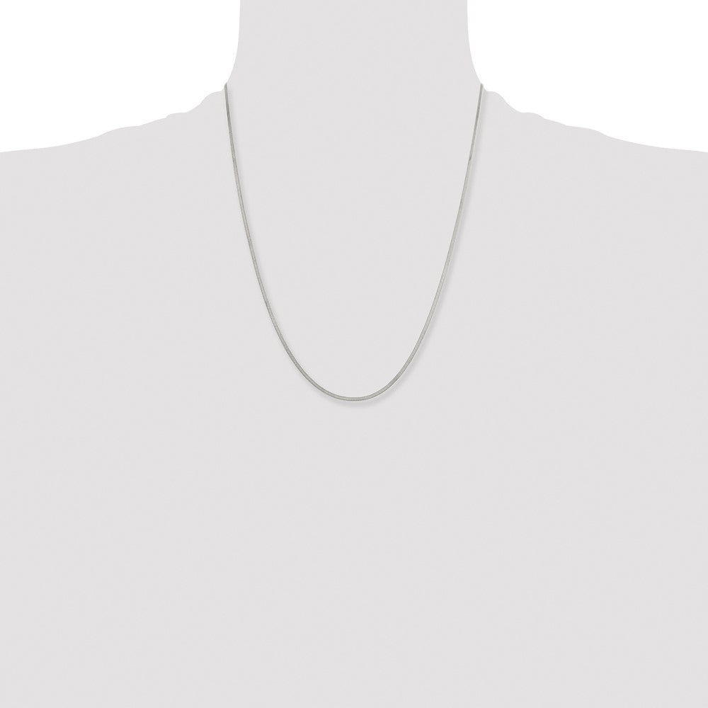 Stainless Steel Polished 1.8mm 22in Herringbone Chain