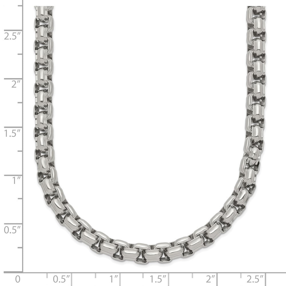 Stainless Steel Polished 24in Fancy Box Chain