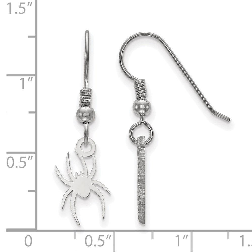 Sterling S. Rh-p LA University of Richmond Small Dangle Earring Wire