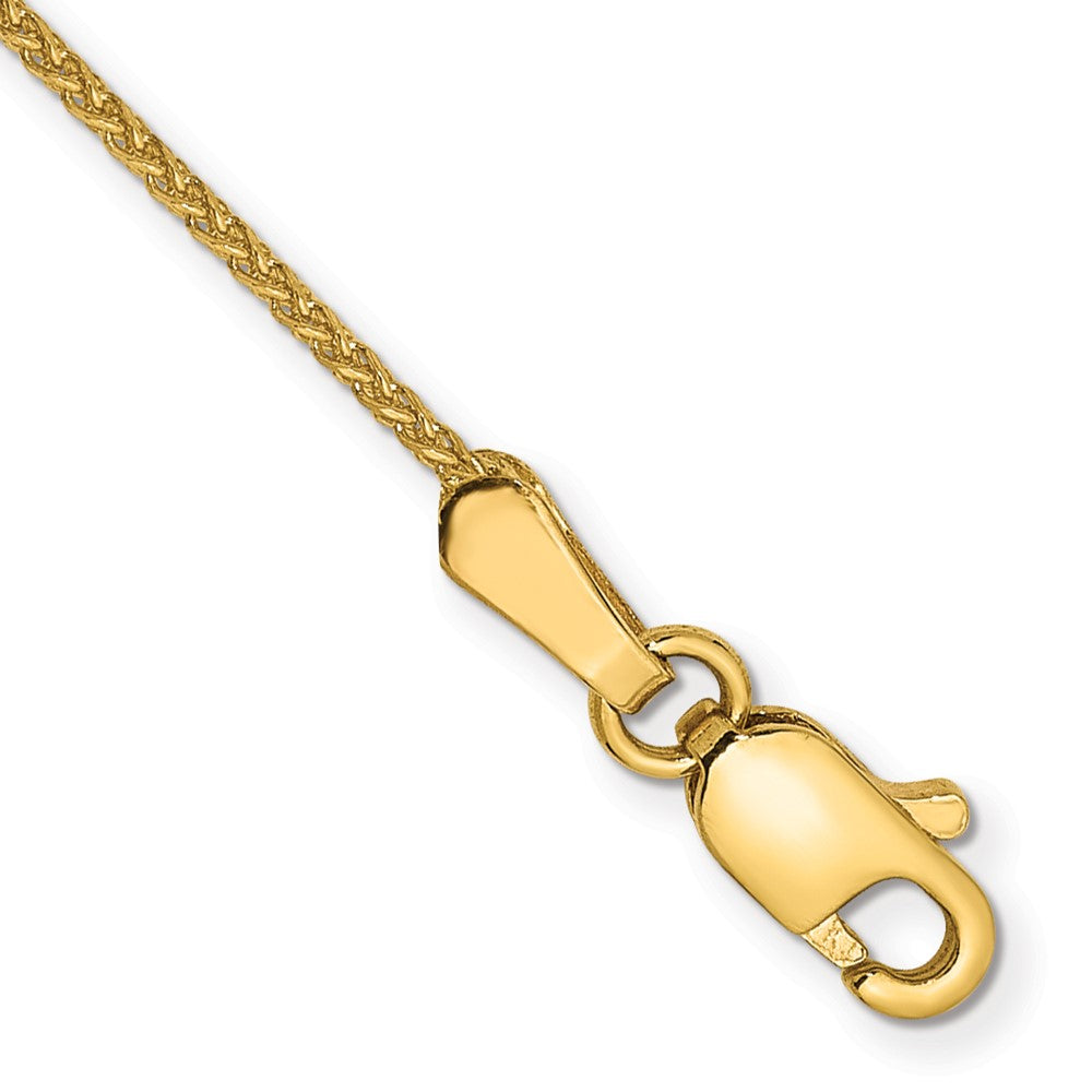 14K 7 inch 1.05mm Diamond-cut Spiga with Lobster Clasp Bracelet 7 inches