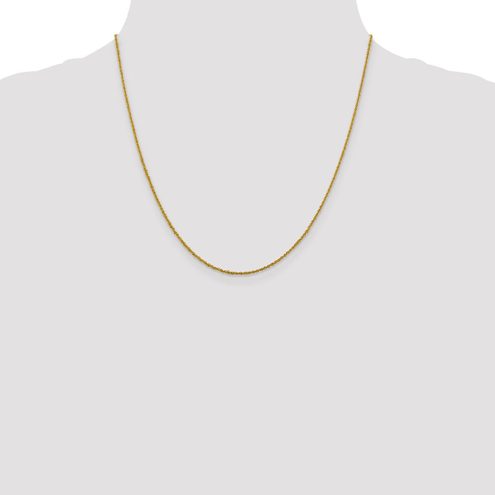 10k 1.3mm Sparkle Singapore Chain