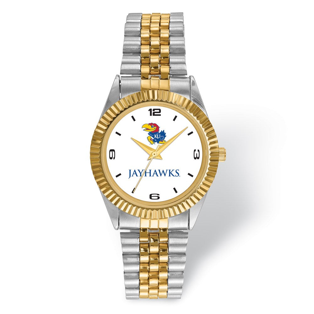 LogoArt University of Kansas Pro Two-tone Gents Quartz Watch QUKS165