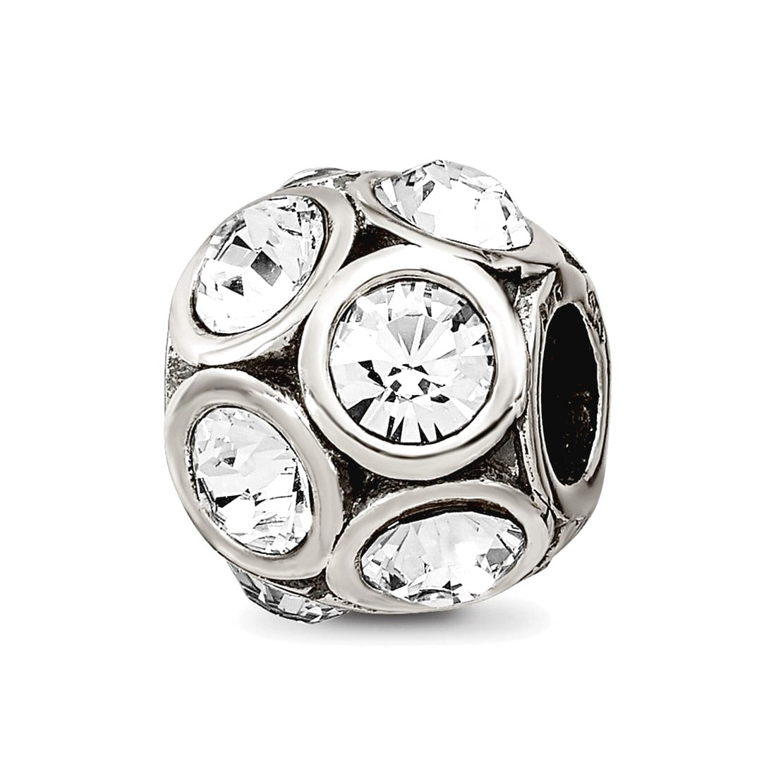 Sterling Silver Reflections April Preciosa Crystal Bead