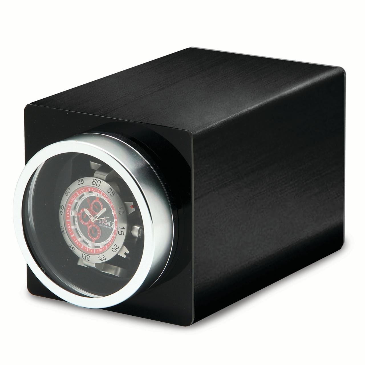 Rotations Black Metal 1-Watch Winder GM13130